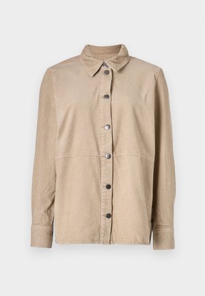 JDY JDYSHIRAZ LONG SHIRT - Paitapusero - simply taupe