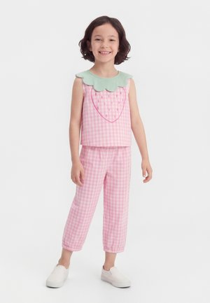 GAP PANT SET - Μπλούζα - pink gingham