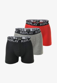 Selected, schwarz grau rot