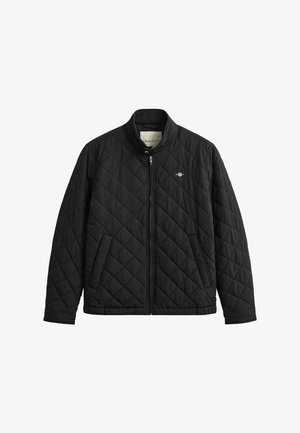 GANT QUILTED WINDCHEATER - Übergangsjacke - black