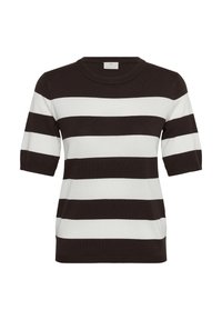 Ikke valgt, coffee bean chalk wide stripe