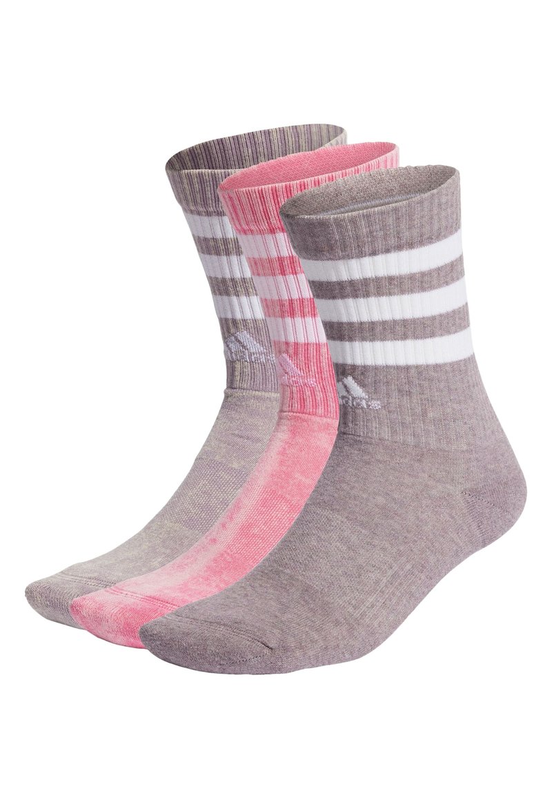 adidas Performance UNISEX 3 PACK - Calze sportive - pulse magenta   preloved fig   grey two