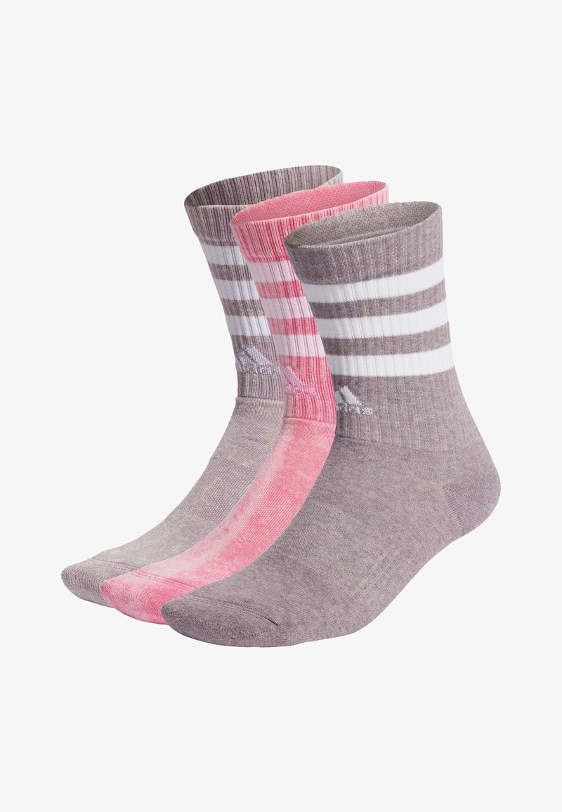 adidas Performance UNISEX 3 PACK - Calze sportive - pulse magenta preloved fig grey two