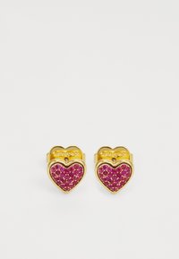 WITH ALL MY HEART PAVE STUDS - Boucles d'oreilles - red