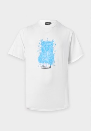 CLOSURE London, SKETCH GRAFFITI TEE - Trükipildiga T-särk - white