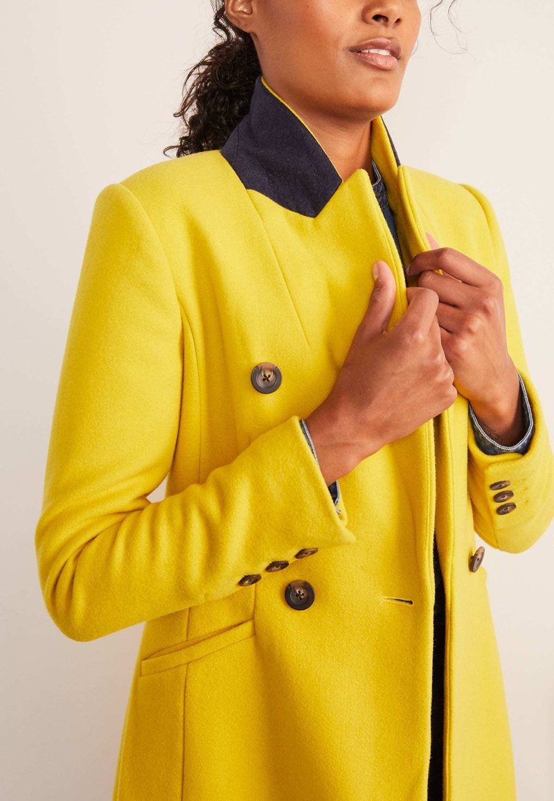 Landstreicher mich selber Dutzende mantel damen maisgelb Gründen hoch