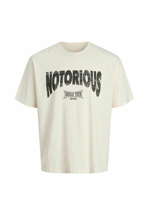 EAGLEROCK GALLERY TEE  - Print T-shirt - antique white