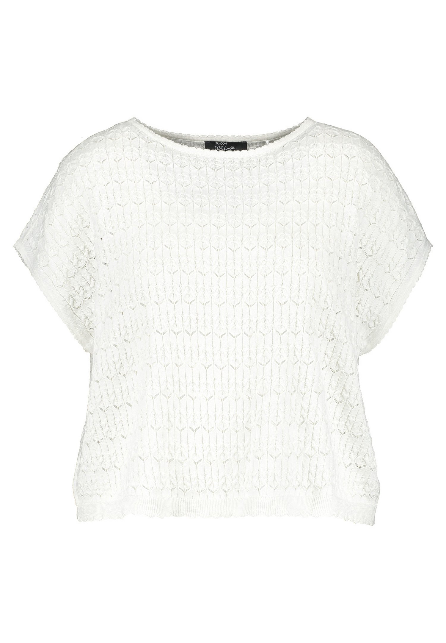Samoon MIT AJOURMUSTER ORGA - Print T 