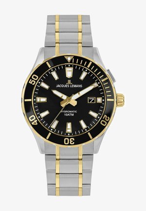 Jacques Lemans Ure - schwarz- und goldfarben