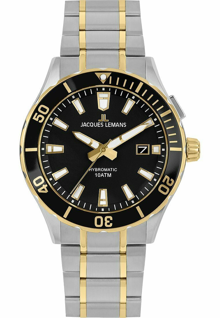 Jacques Lemans Ure - schwarz- und goldfarben