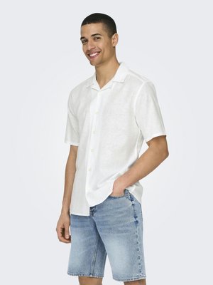 Only & Sons, ONSCAIDEN Linen - Camicia - white