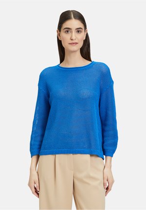 Betty Barclay MIT 3/4 ARM - Strickpullover - mittelblau