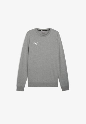 TEAMGOAL CASUALS CREW NECK - Sweatshirt - medium gray heather puma white