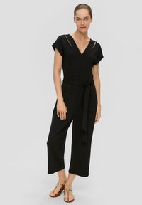 s.Oliver BLACK LABEL Jumpsuit - schwarz