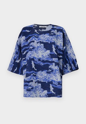 Henrik Vibskov DART TEE - Pusero - fishes blue
