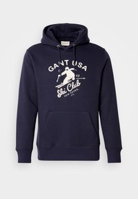 GRAPHIC HOODIE - Bluză de molton - evening blue