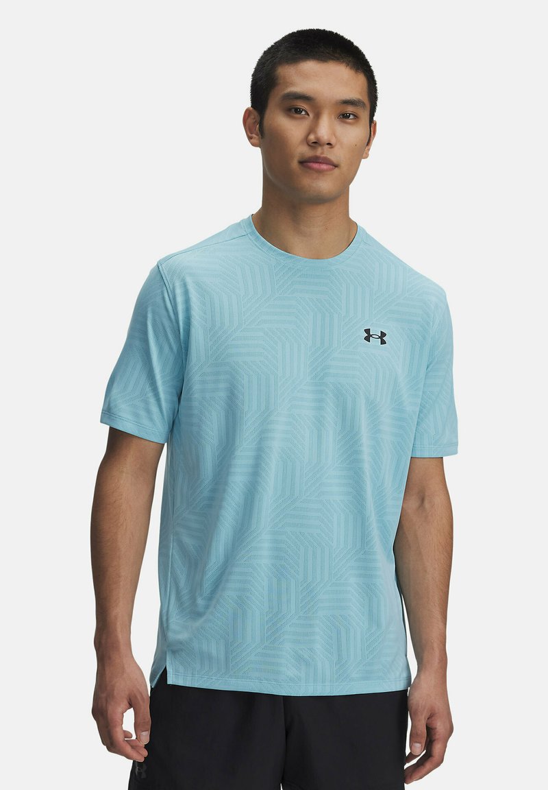 Under Armour - TECH VENT GEOTESSA - T-Shirt sport - stream, Ingrandire
