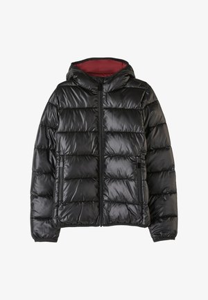 WATTIERTE MIT KAPUZE - Winter jacket - black