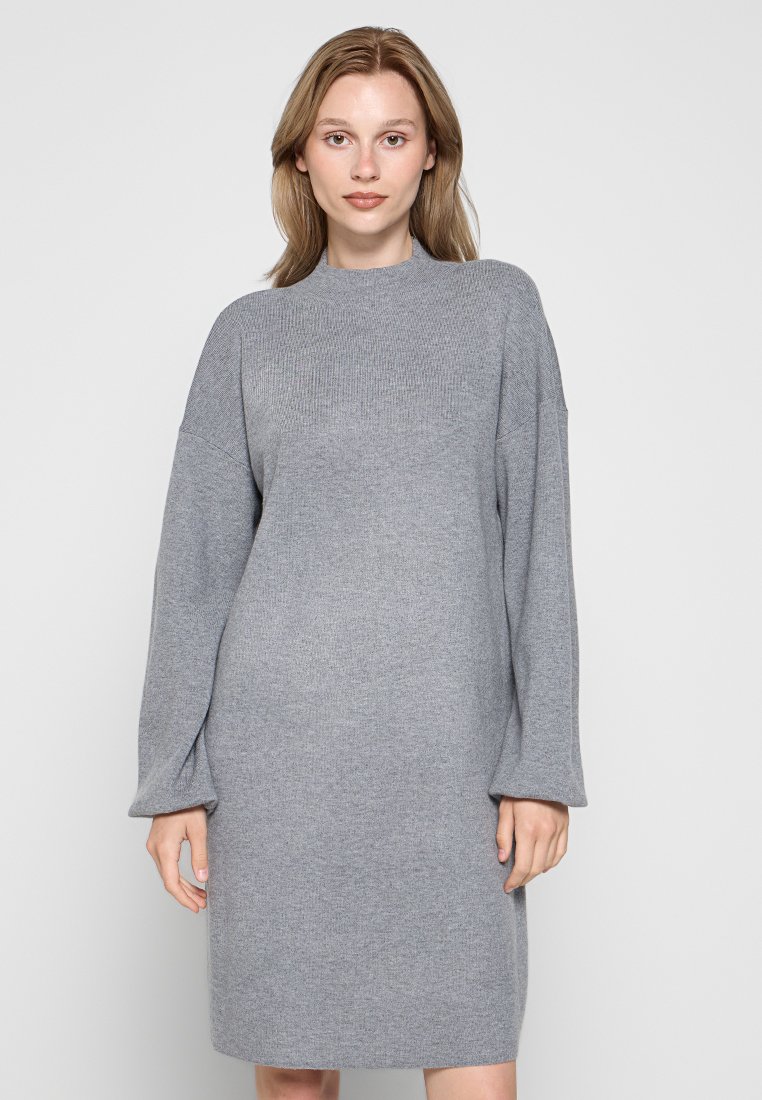 Vero Moda Tall Gebreide jurk grijs Vero Moda Tall Gebreide jurk grijs