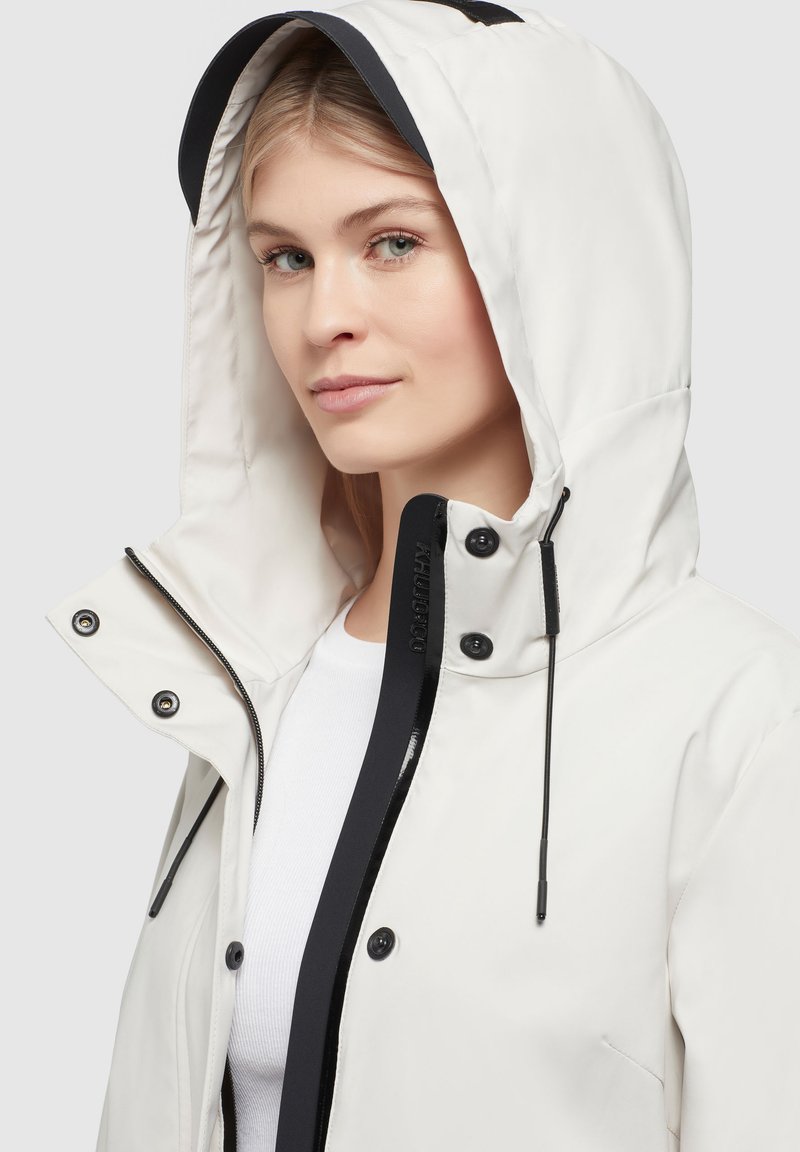 Veste Mi-saison Khujo Femme Taille 38 - Blanc Cassé - Coupe Près Du Corps - Occasion Très Bon état