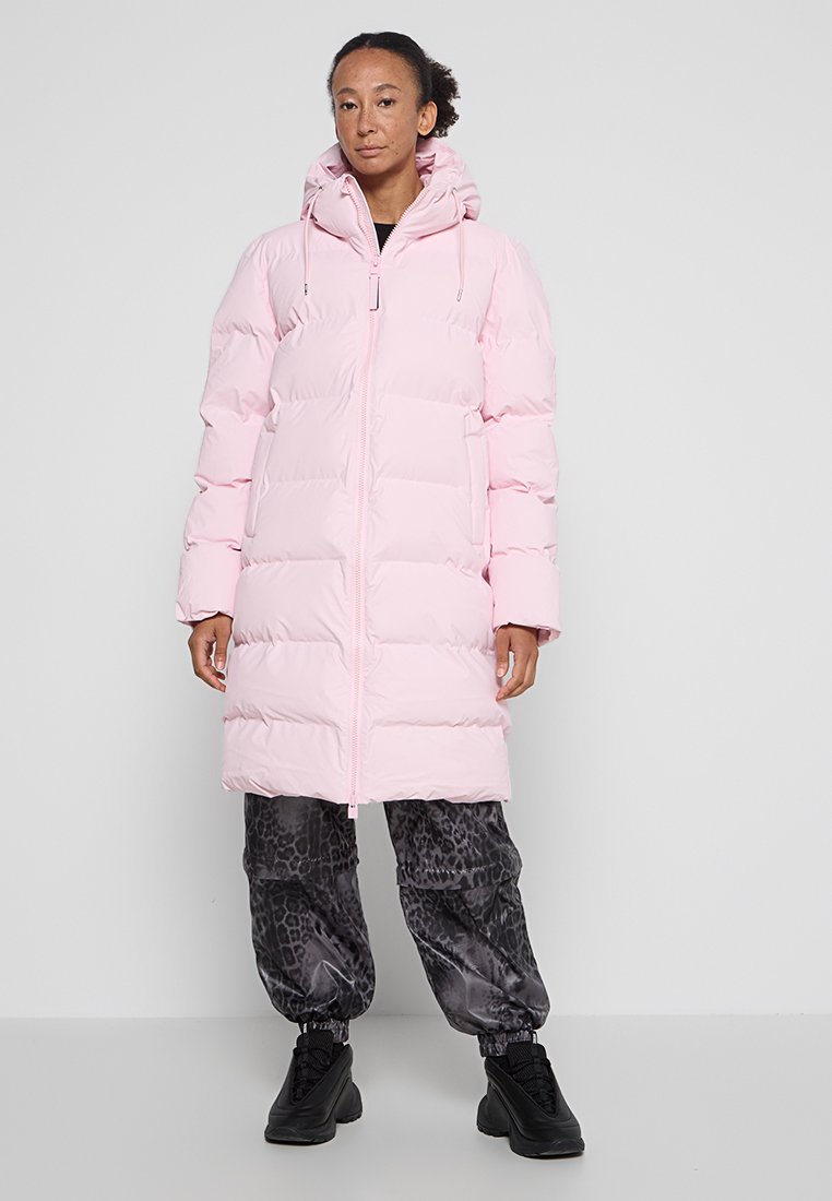 Rains Wintermantel rosa