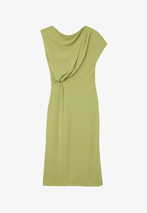 Reiss, REGULAR FIT - BETH OFF-SHOULDER TUCK-DETAIL MIDI DRESS . - Vestido informal - green