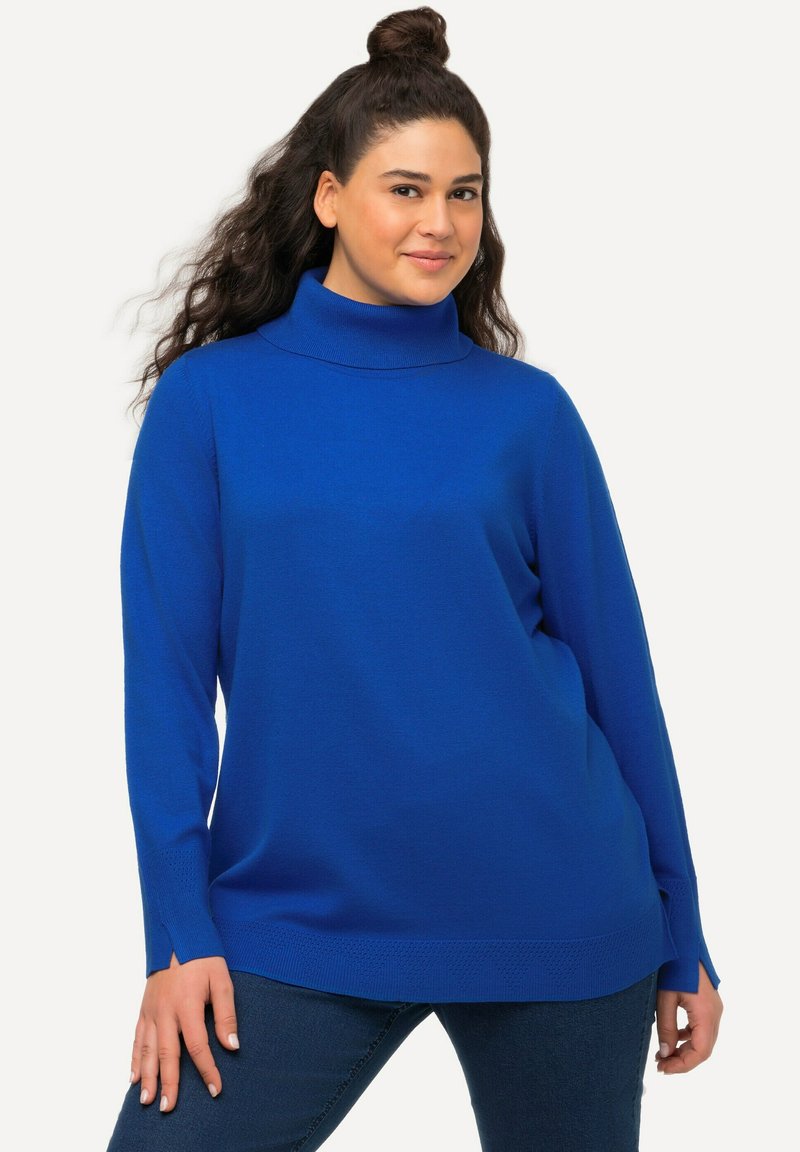 Ulla Popken ROLLKRAGEN BÜNDCHEN - Neule - royal blue