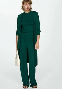 Mango Hlače - dark green