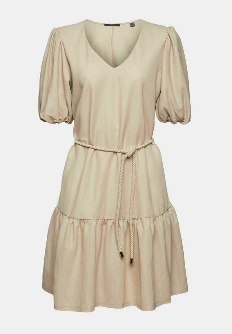 Damen Freizeitkleider | Esprit Collection BALLONÄRMELN, LENZING ECOVERO Freizeitkleid light taupe/taupe - EU79534 Damen Freizeitkleider | Esprit Collection BALLONÄRMELN, LENZING ECOVERO Freizeitkleid light taupe/taupe - EU79534