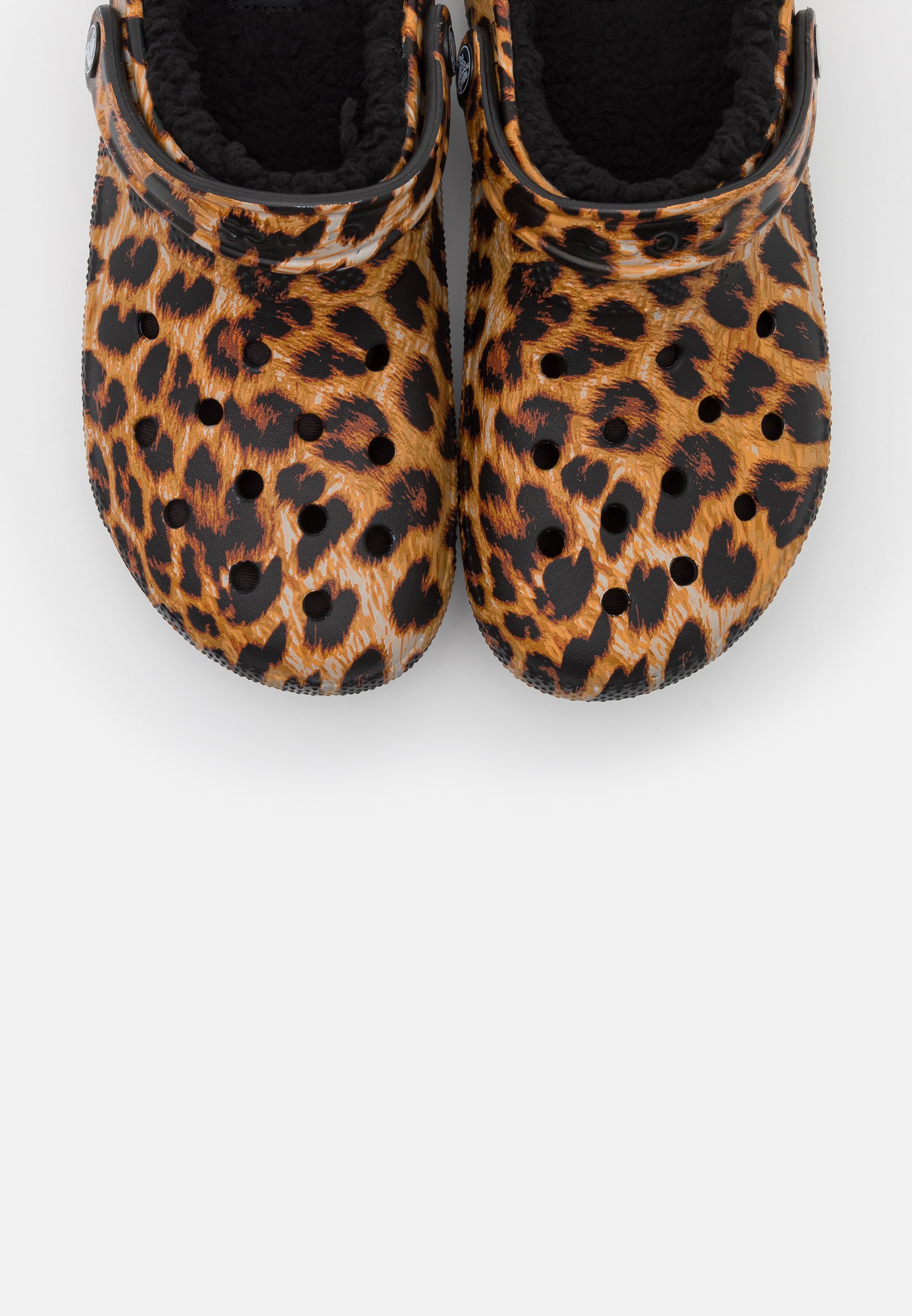 Crocs CLASSIC LINED - Pantoffels - black/zwart - Zalando.nl