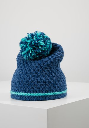 GIRLS HEMSEDAL BOBBLE CAP - Beanie - midnight blue/dark mint
