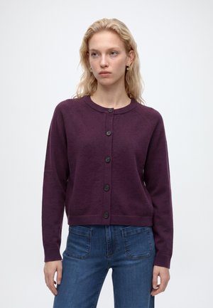 Marc O'Polo, ROUND NECK - Gilet - fresh aubergine