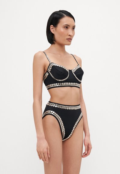 Norma Kamali STUD UNDERWIRE BRA - Vrchný diel bikín - black
