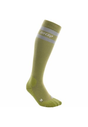 COMPRESSION HIKING 80'S TALL - MADE IN GERMANY - Kniestrümpfe - olive grey