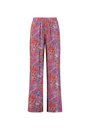 MEREL FLOWER - Stoffhose - purple sicilian flower