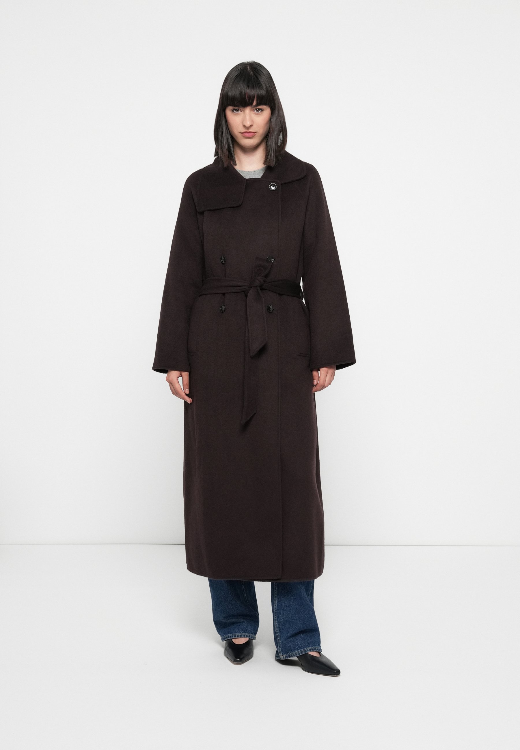 Samsøe Samsøe HANNE Manteau classique black coffee/marron