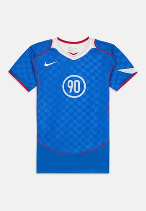 ENERGY UNISEX - Nyomott mintás póló - game royal/white/sport red