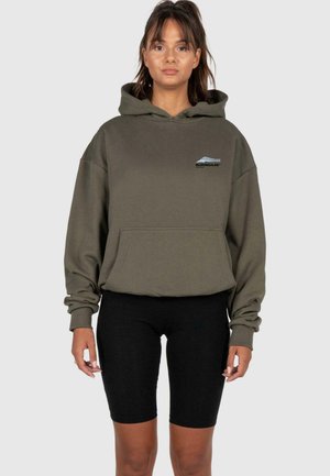 Kapuzenpullover - olive