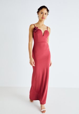 WAL G. WEDDING GINA FLOWER - Φόρεμα από ζέρσεϊ - light red