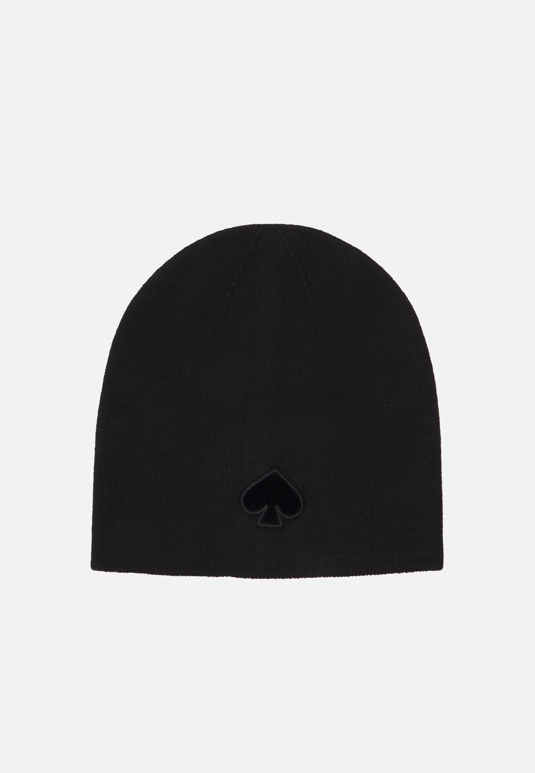 FLOCKED SPADE BEANIE - Beanie - black 