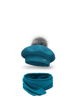 BERET AND SET - Écharpe - turquoise