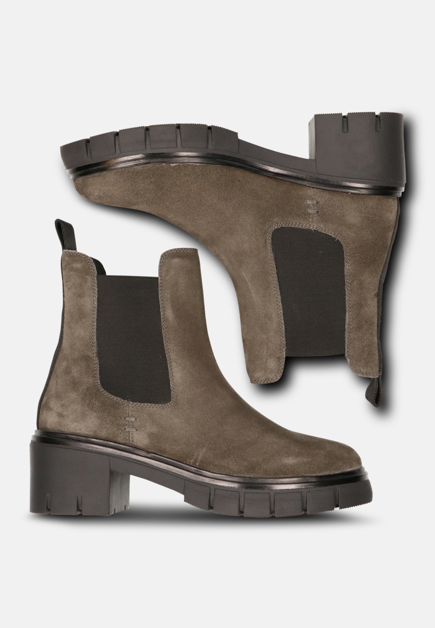 Maruti TIMI - Enkellaarsjes met plateauzool - dark grey/donkergrijs -  Zalando.nl