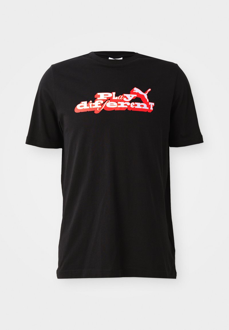 Puma T-shirt print zwart