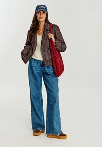 NAOKO Mezisezónní bunda  - bordeaux