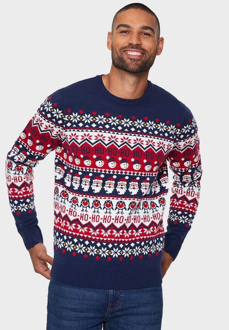 Threadbare XMAS Neule blue/sininen Zalando.fi