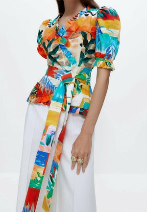Uterqüe Blouse - multi-coloured