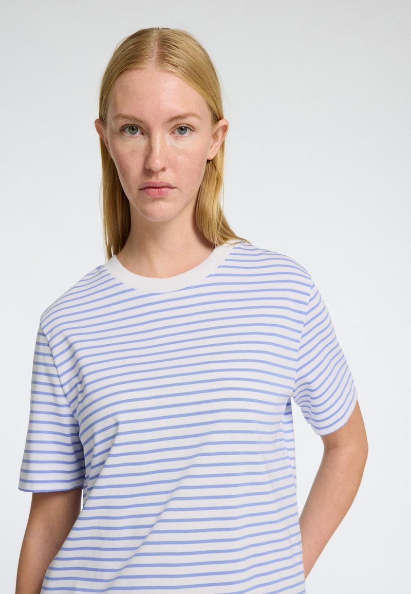 SELECTED FEMME Gestreept T-shirt voor dames, classic green, L