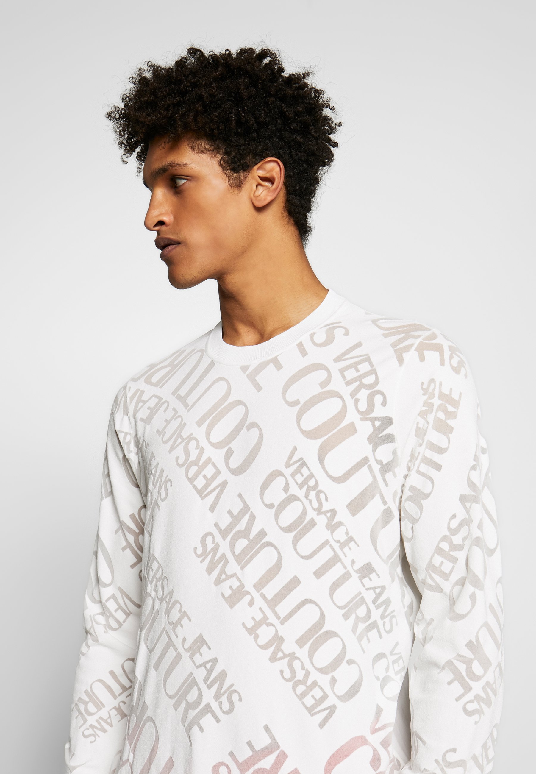 white versace jumper