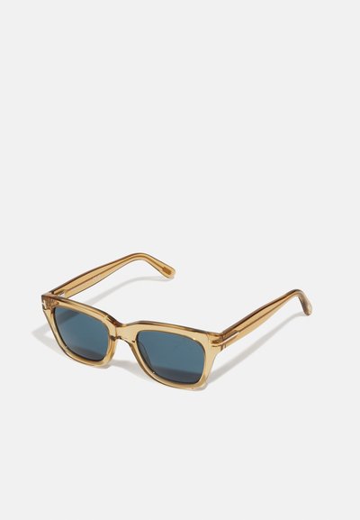 Tom Ford SNOWDON UNISEX - Ochelari de soare - shiny light brown /blue