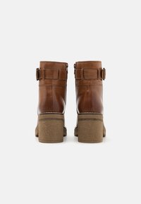 Anna Field LEATHER - Bottines à plateau - cognac